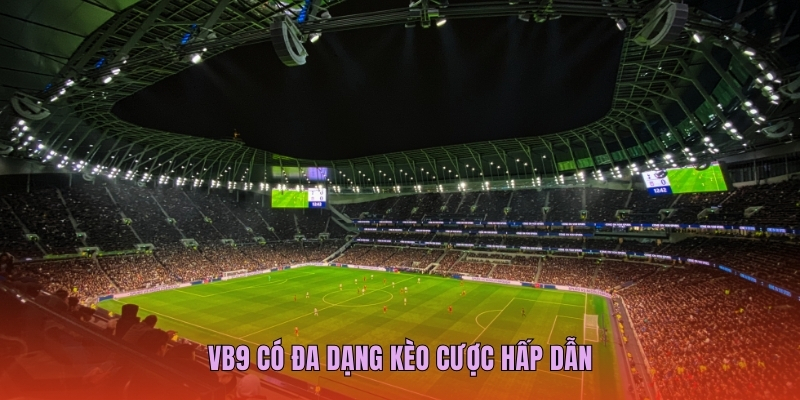 VB9 có đa dạng kèo cược hấp dẫn 