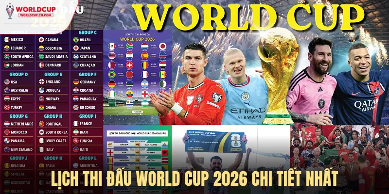 Lịch thi đấu World Cup 2026